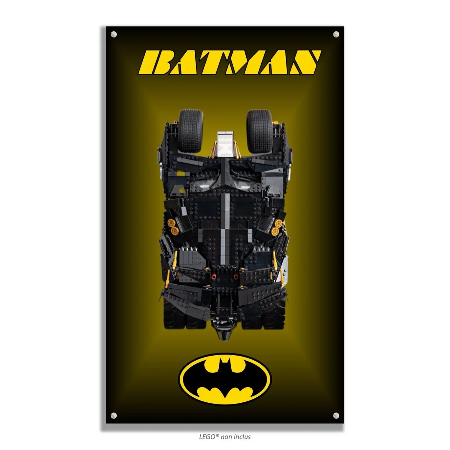 Tableau mural pour Batmobile Tumbler LEGO 76240 - Kadris