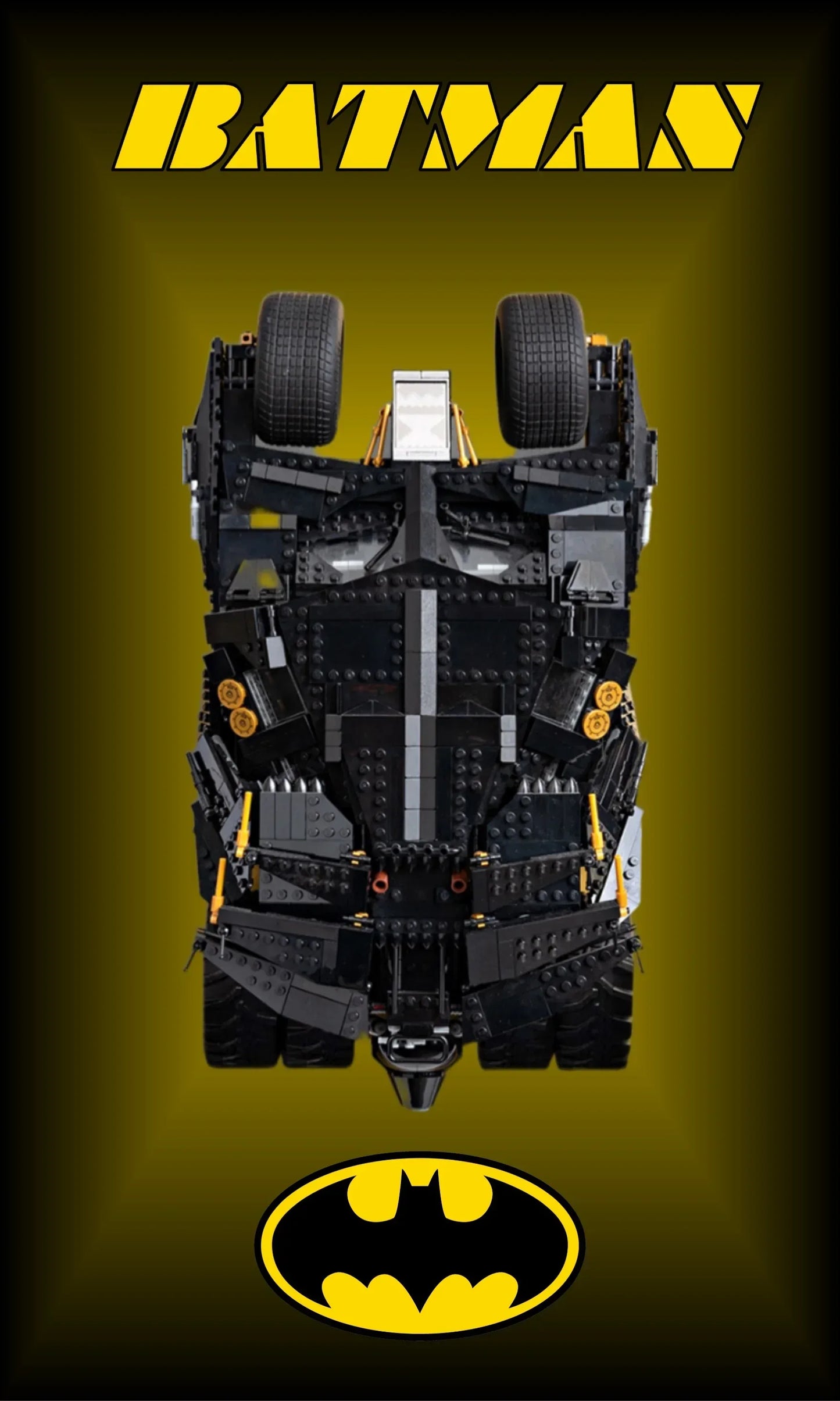Tableau mural pour Batmobile Tumbler LEGO 76240 - Kadris