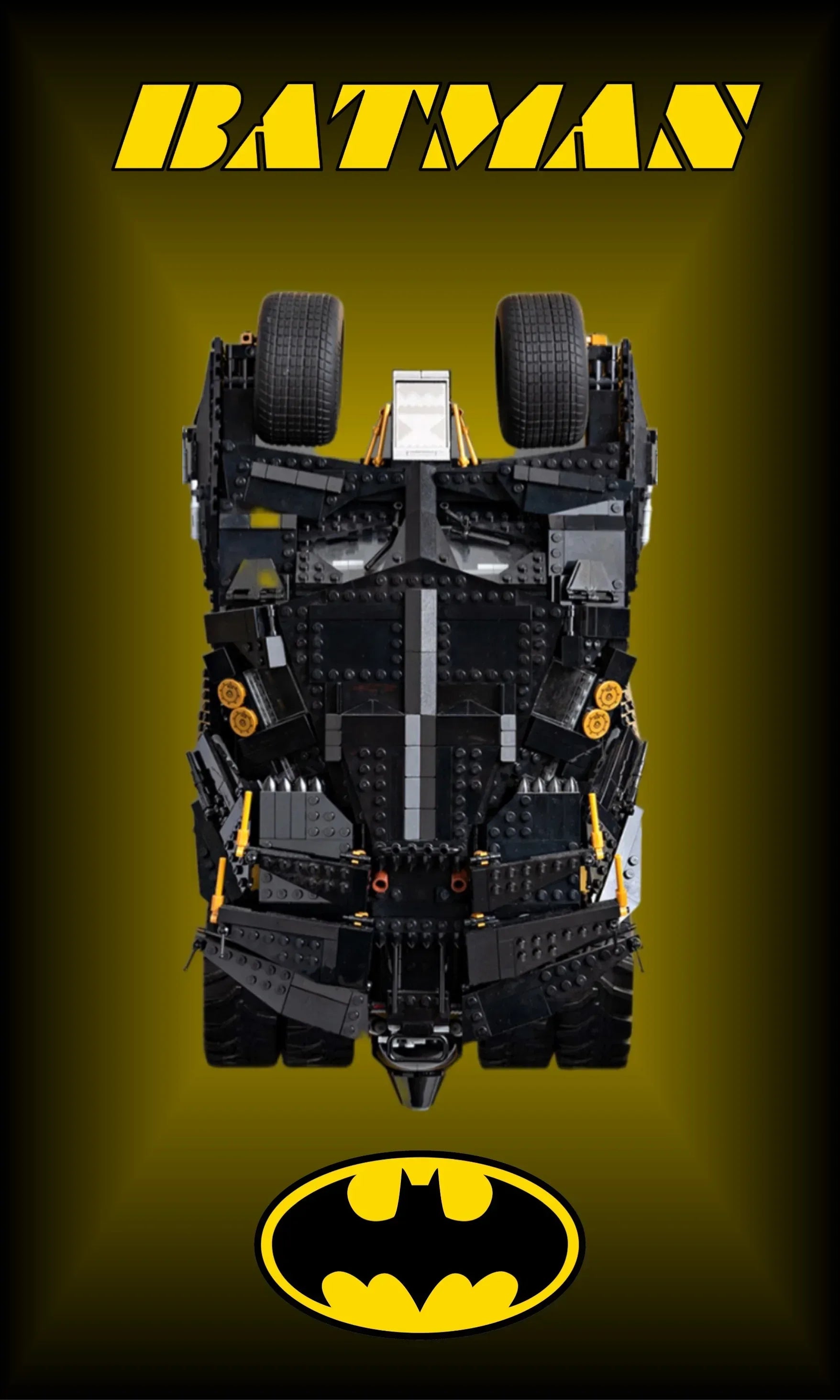 Tableau mural pour Batmobile Tumbler LEGO 76240 - Kadris