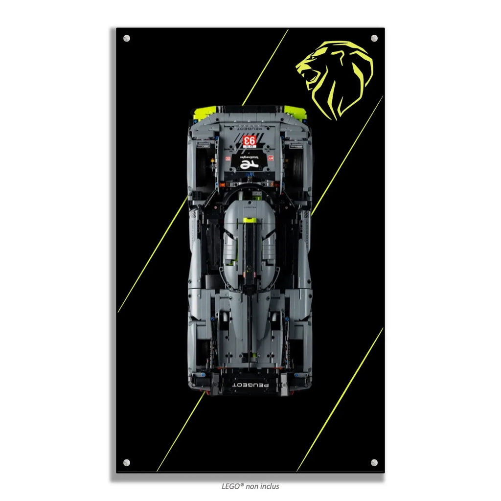 Tableau mural Peugeot 9X8 LEGO® 42156 - Kadris