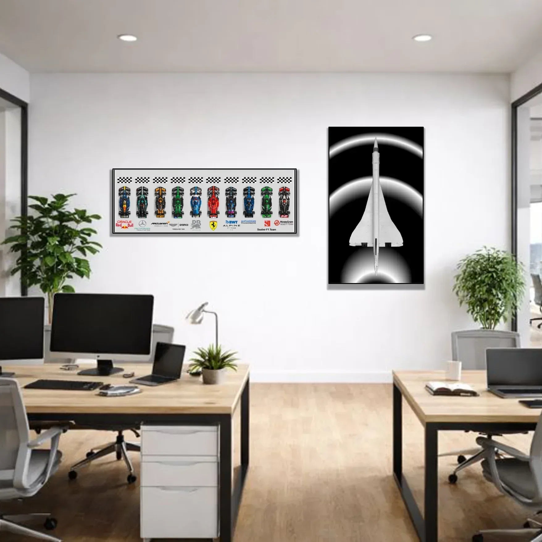 Tableau mural pour F1 LEGO Speed Champion 77242 / 77243 / 77244/ 77245 / 77246 / 77247 / 77248 / 77249 / 77250 / 77251 - Kadris