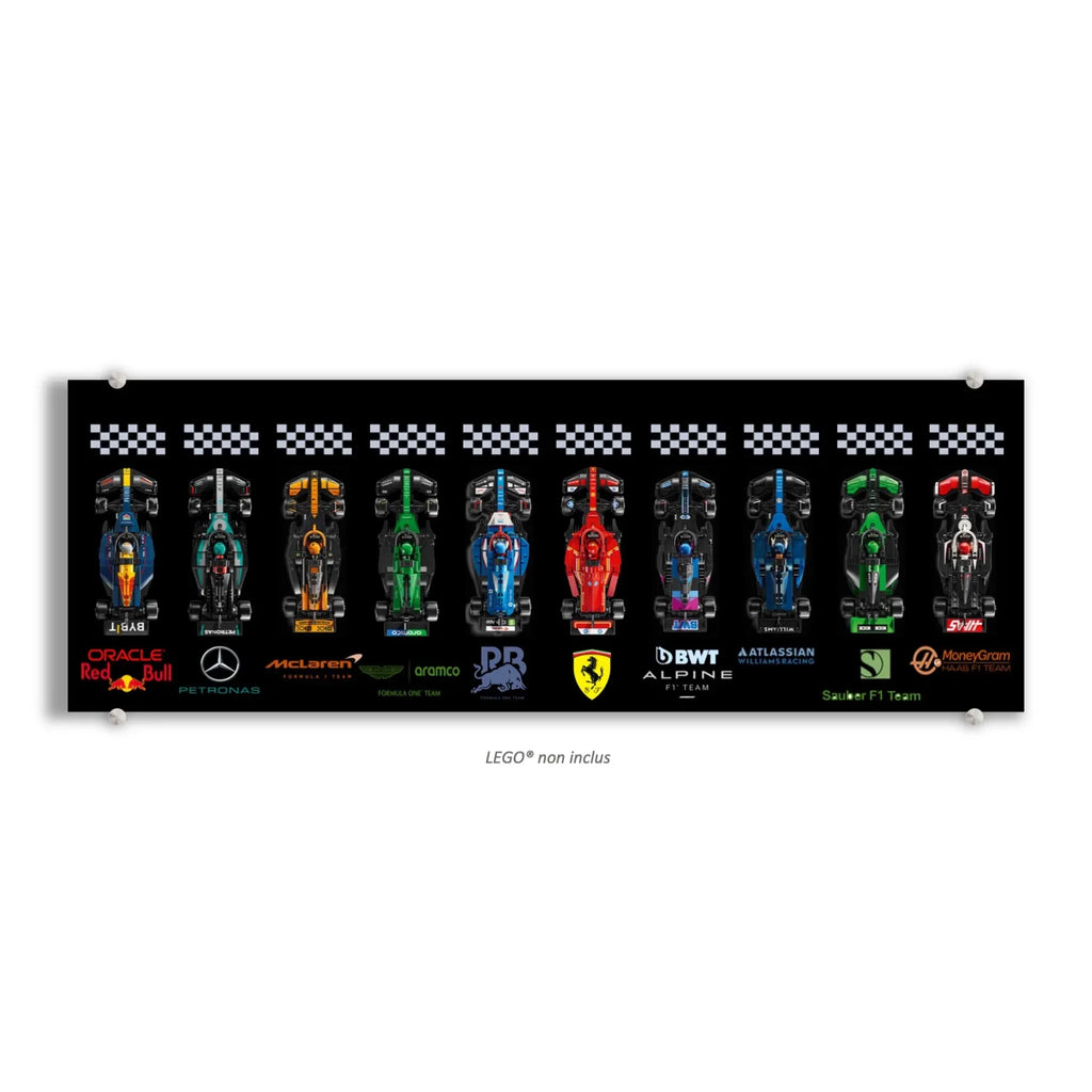 Tableau pour F1 LEGO Speed Champion 77242 / 77243 / 77244/ 77245 / 77246 / 77247 / 77248 / 77249 / 77250 / 77251 - Kadris