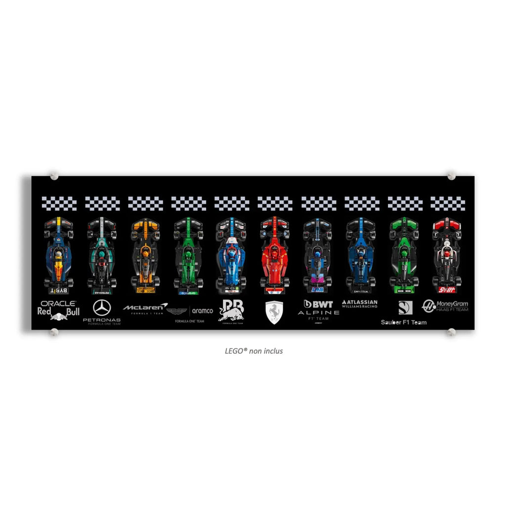 Tableau pour F1 LEGO Speed Champion 77242 / 77243 / 77244/ 77245 / 77246 / 77247 / 77248 / 77249 / 77250 / 77251 - Kadris