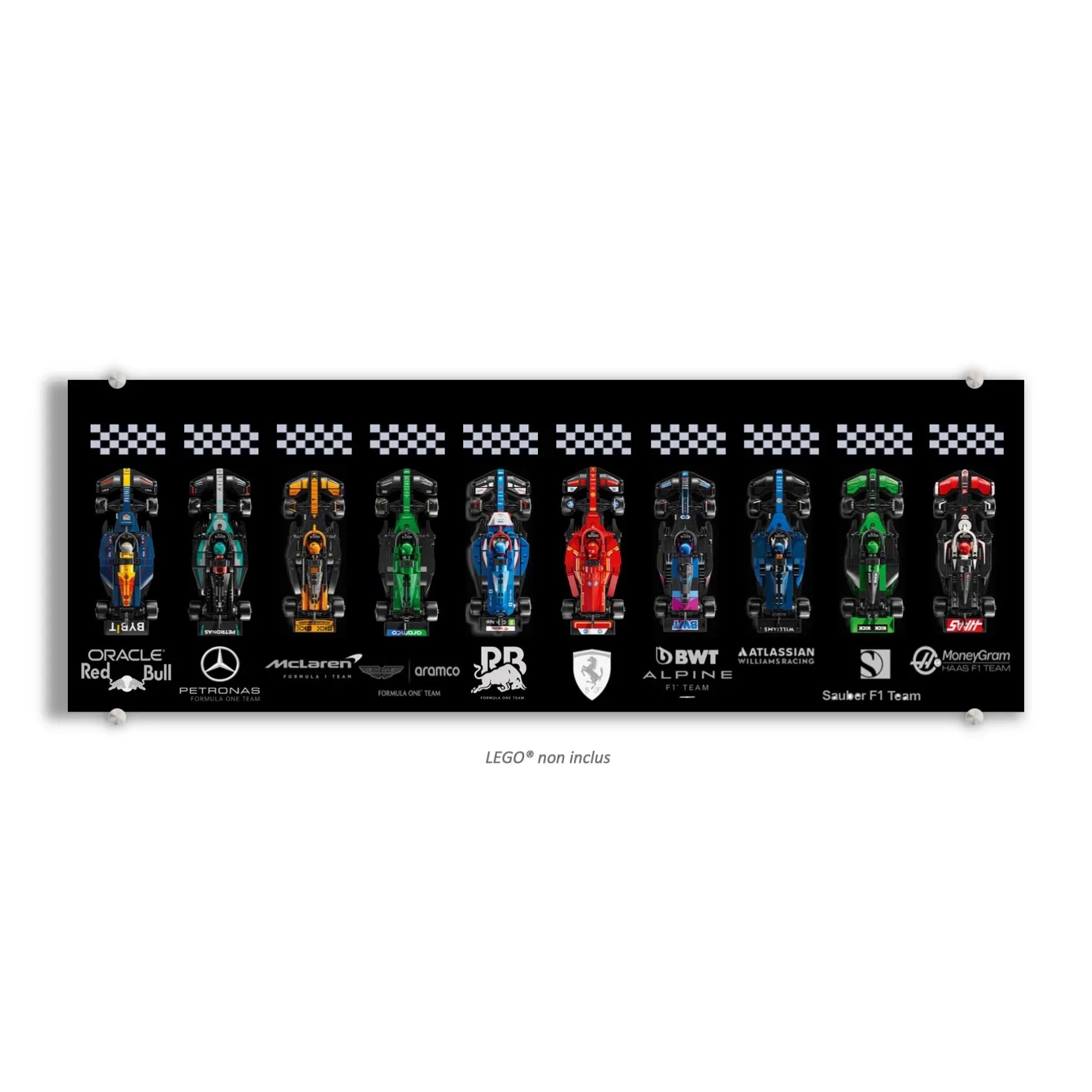 Tableau pour F1 LEGO Speed Champion 77242 / 77243 / 77244/ 77245 / 77246 / 77247 / 77248 / 77249 / 77250 / 77251 - Kadris