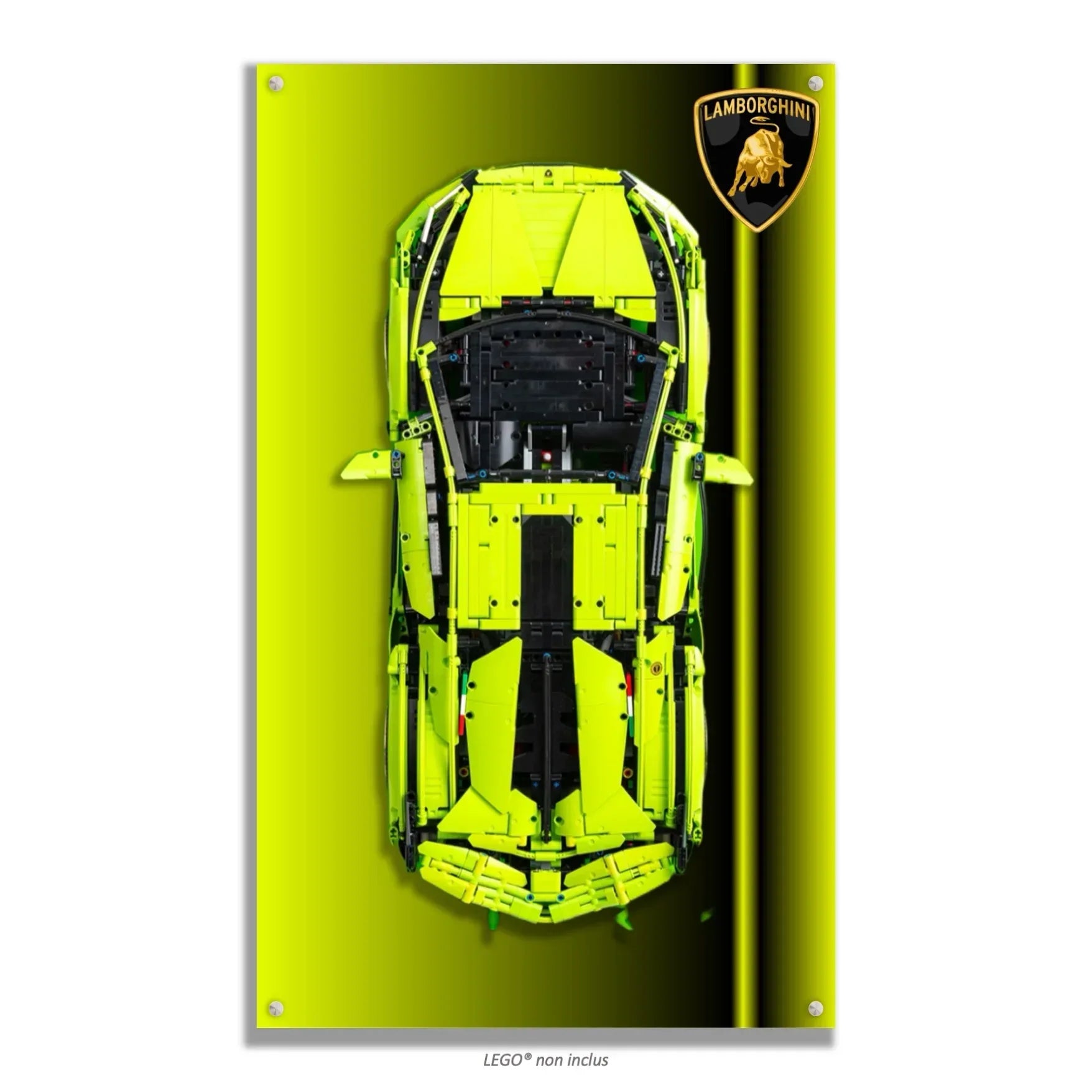 Tableau mural pour Lamborghini Sián FKP 37 LEGO 42115 - Kadris