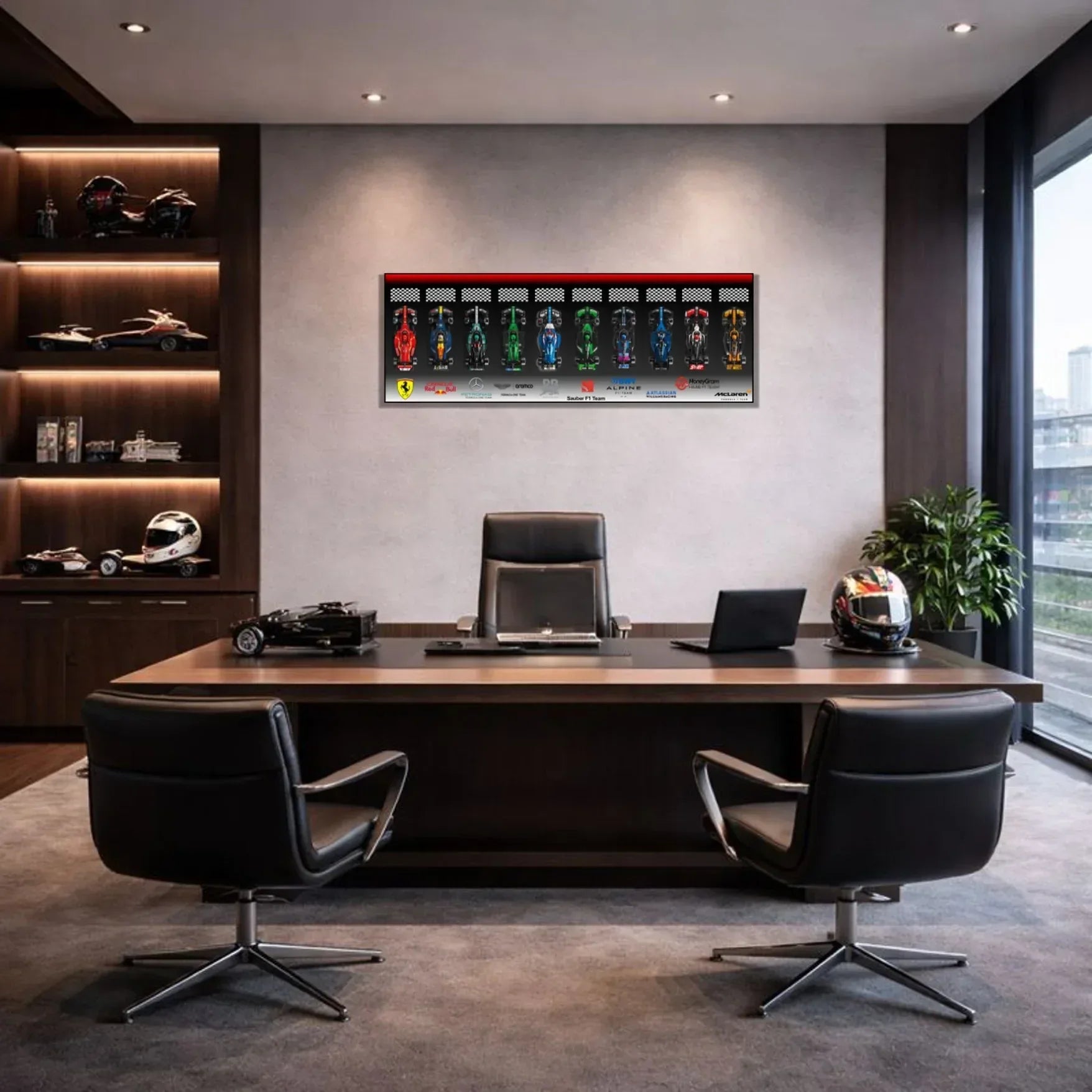 Tableau mural pour F1 LEGO Speed Champion 77242 / 77243 / 77244/ 77245 / 77246 / 77247 / 77248 / 77249 / 77250 / 77251 - Kadris