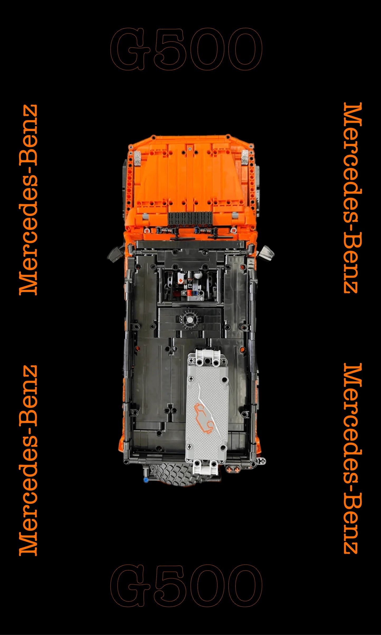 Wandrahmen LEGO Technic Mercedes-Benz G 500 Professional Line 42177 — 9 Designs, 2 Ausführungen