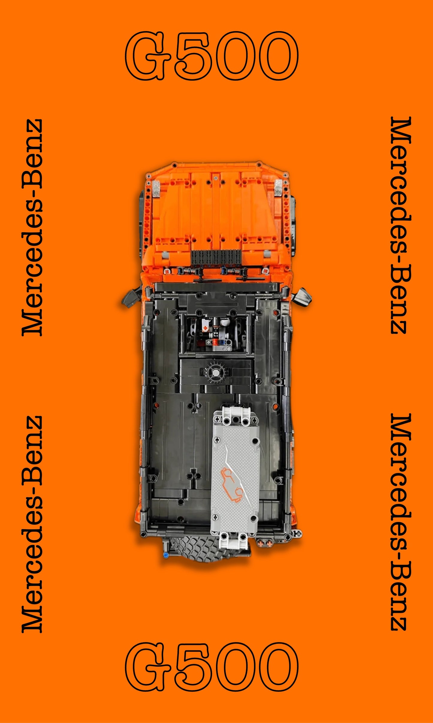 Wandrahmen LEGO Technic Mercedes-Benz G 500 Professional Line 42177 — 9 Designs, 2 Ausführungen