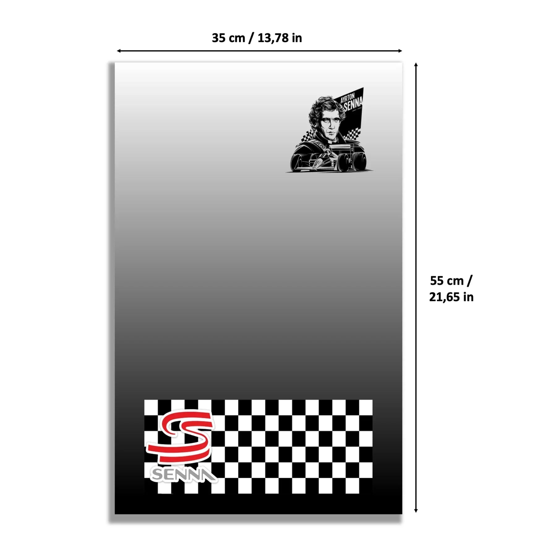 Tableau mural pour McLaren MP4/4 & Ayrton Senna LEGO 10330 - Kadris