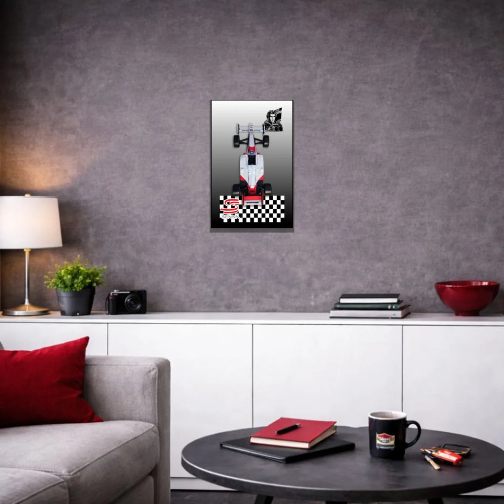 Tableau mural pour McLaren MP4/4 & Ayrton Senna LEGO 10330 - Kadris