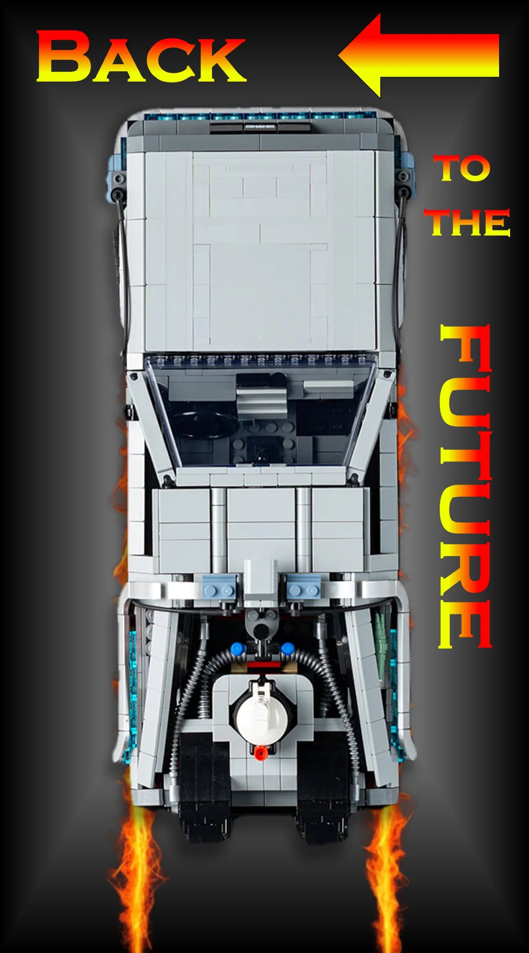 Tableau pour DeLorean BTTF LEGO Icons 10300 - Kadris