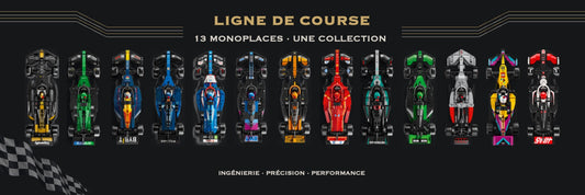 F1 Speed Champions 13 écuries LEGO® 77242-77259 – Style Ligne de course – Visuel principal du tableau – Tableau mural Kadris®