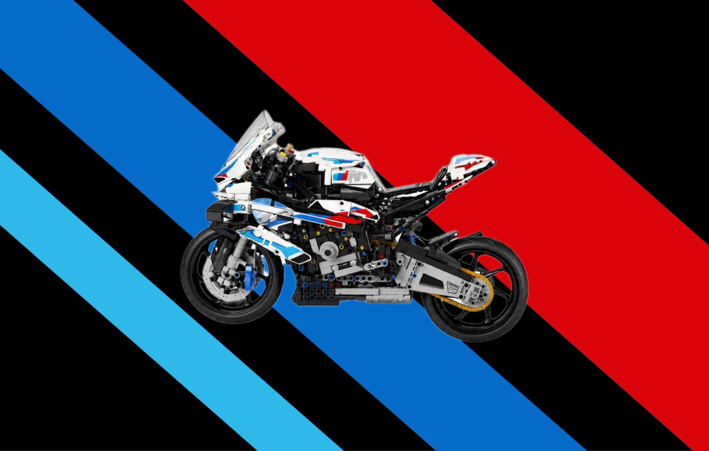 LEGO Technic Motorcycle BMW M 1000 RR 42130 wall art, 4 styles, 2 finishes