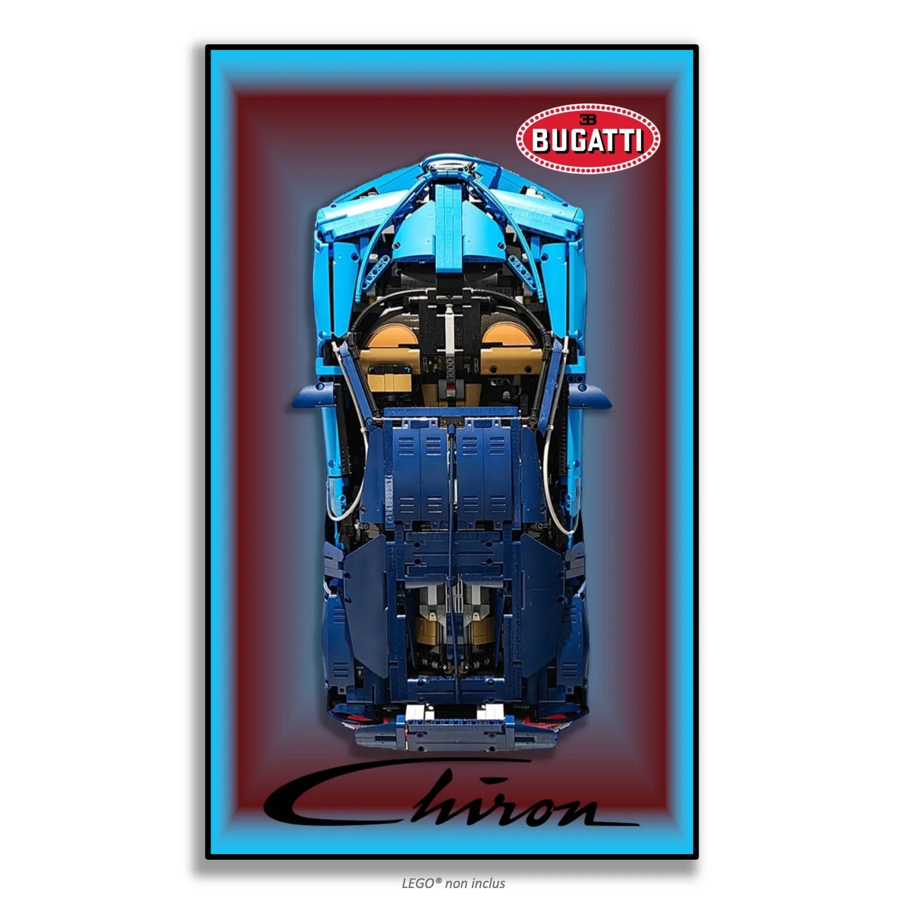 Tableau pour Bugatti Chiron LEGO Technic 42083 - Kadris