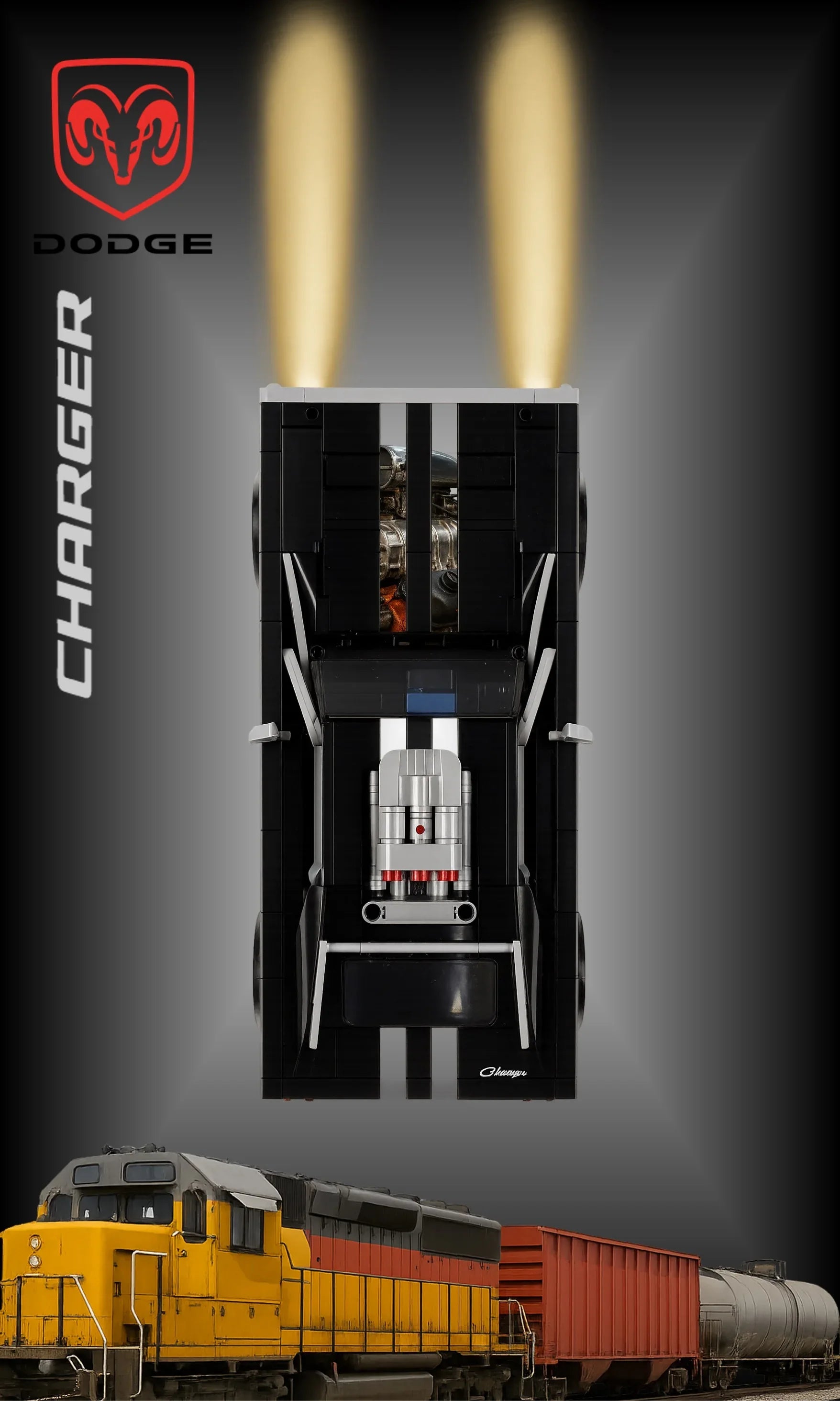 Tableau pour La Dodge Charger de Dom LEGO Technic 4111 - Kadris