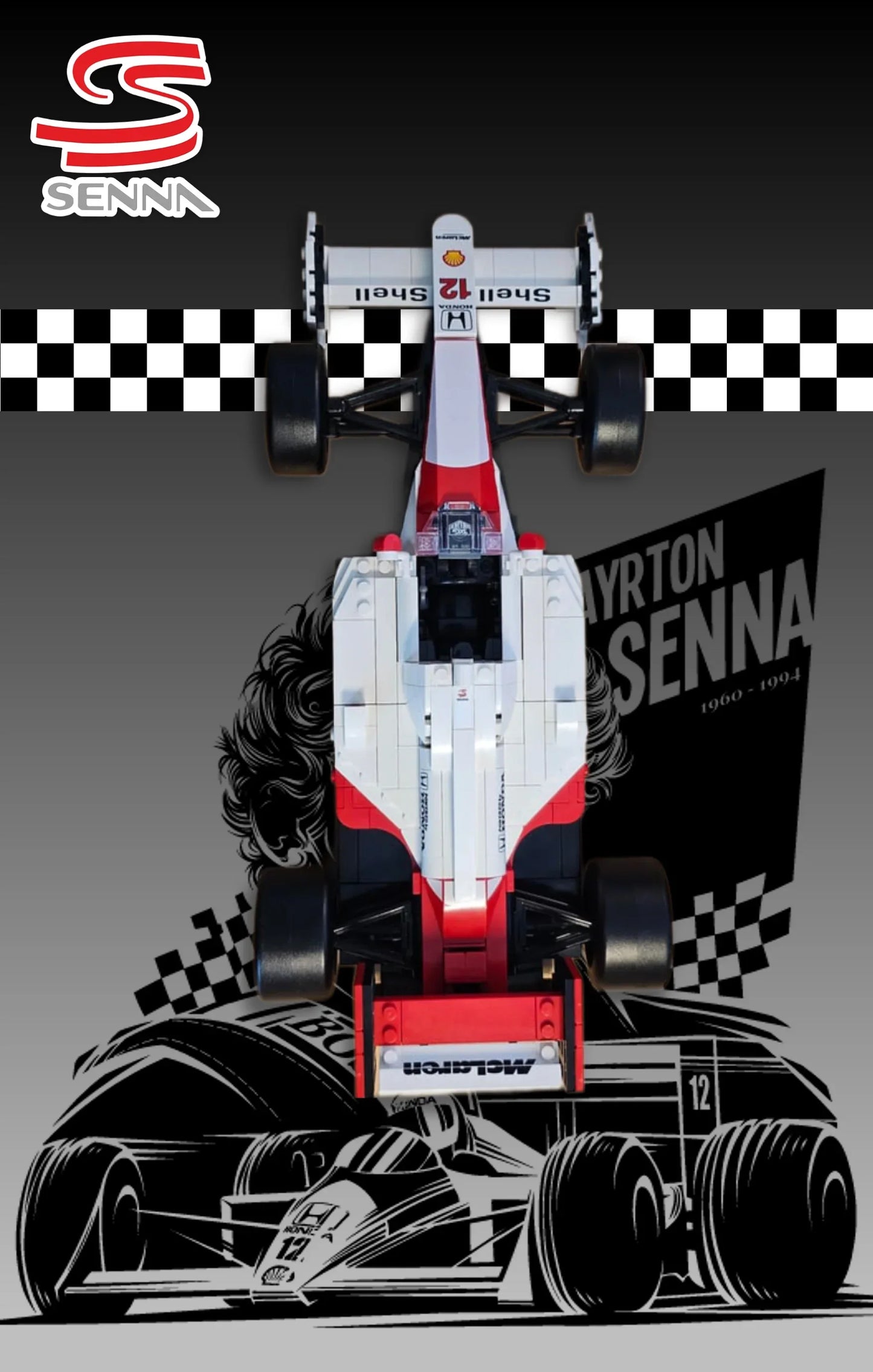 McLaren MP4/4 & Ayrton Senna LEGO 10330