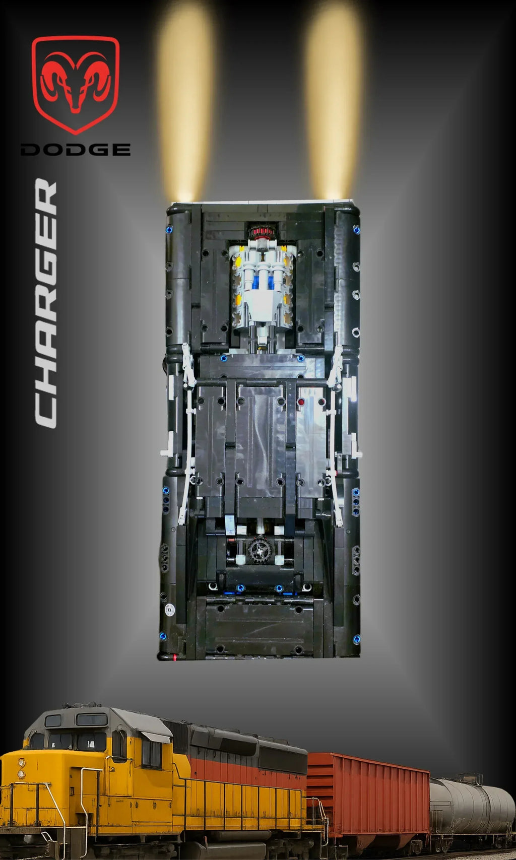 Tableau mural pour Dodge Charger de Dom LEGO 42111 - Kadris