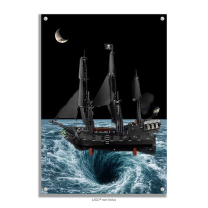 Tableau mural pour LEGO® Icons Bateau Pirate Jack Sparrow 10365