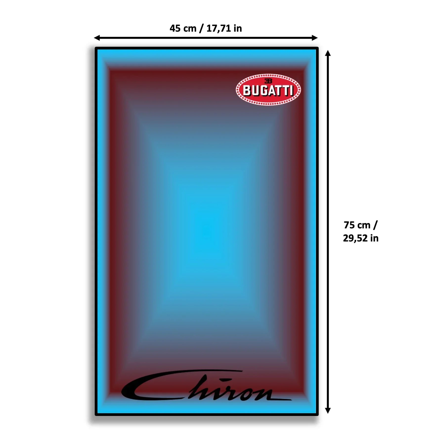Tableau mural pour Bugatti Chiron LEGO 42083 - Kadris