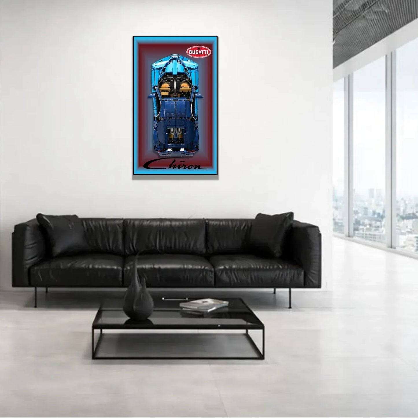Tableau mural pour Bugatti Chiron LEGO 42083 - Kadris