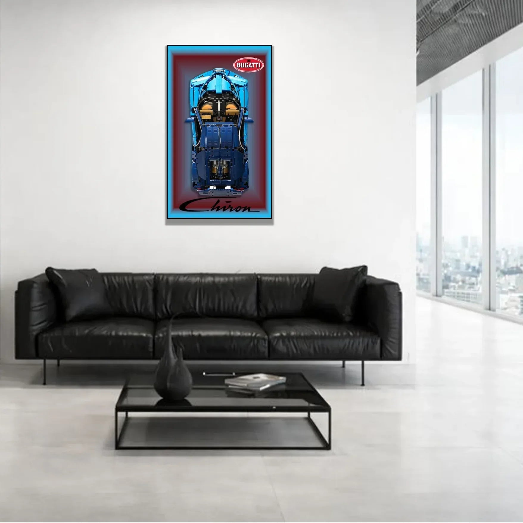 Tableau mural pour Bugatti Chiron LEGO 42083 - Kadris