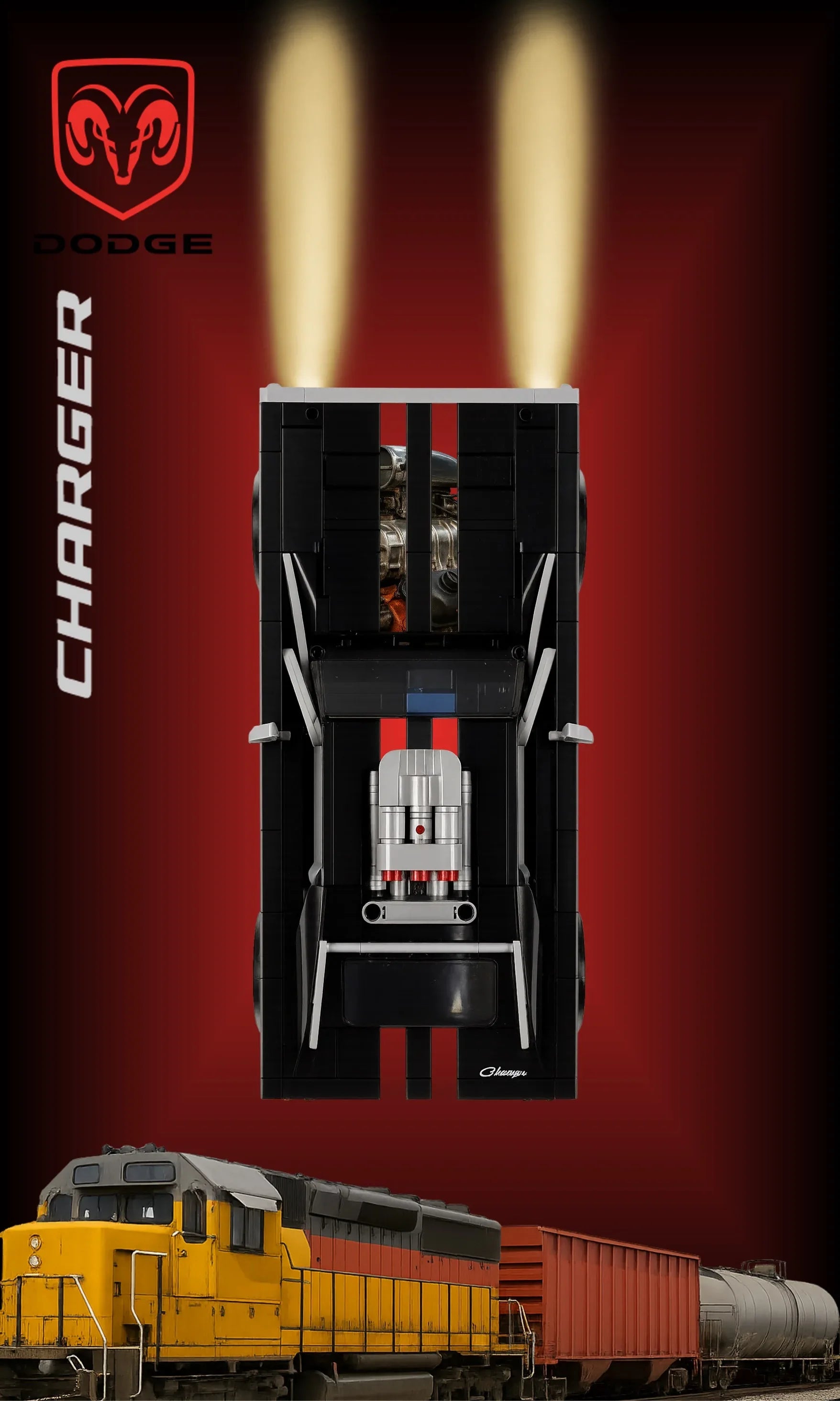 Tableau pour La Dodge Charger de Dom LEGO Technic 4111 - Kadris