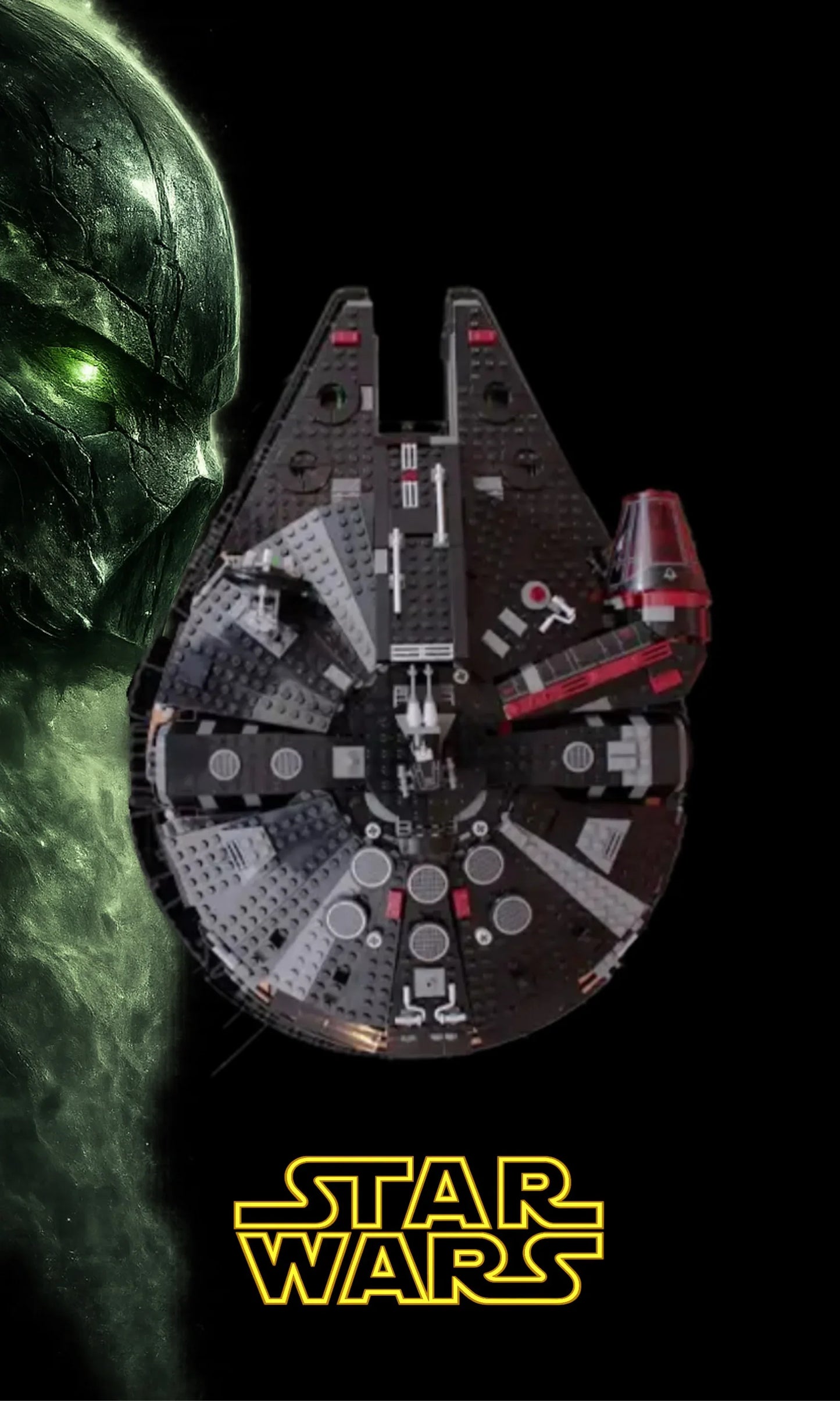 Black Millennium Falcon 75389
