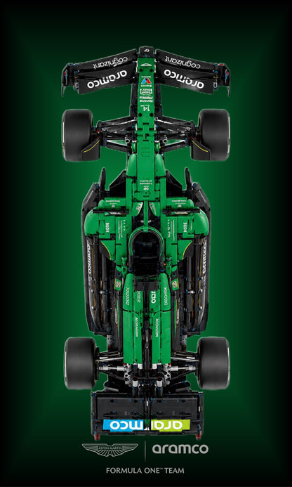 Moldura de parede LEGO Technic F1 Aston Martin Aramco AMR25 42240 — 4 estilos, 2 acabamentos
