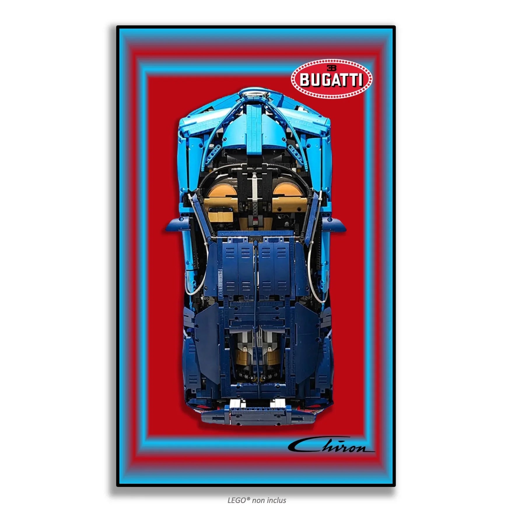Tableau pour Bugatti Chiron LEGO Technic 42083 - Kadris