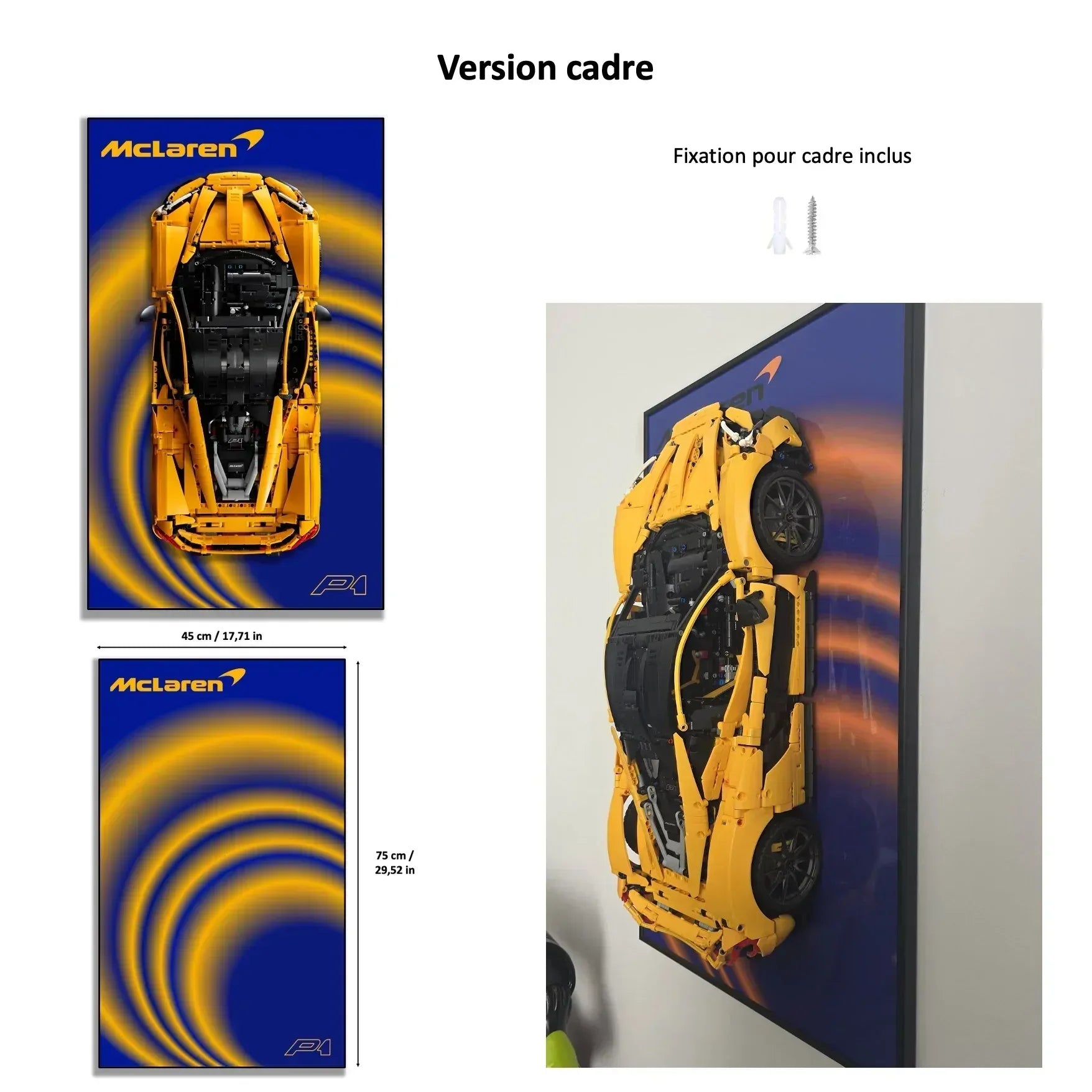 Tableau mural pour Concorde LEGO 10318 - Kadris