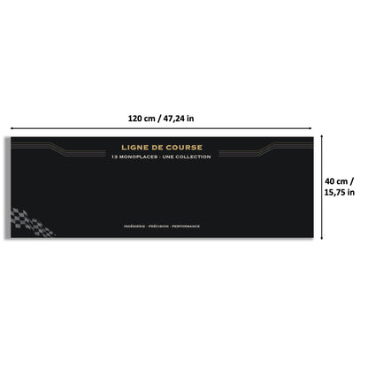 F1 Speed Champions 13 écuries LEGO® 77242-77259 – Style Ligne de course – Tableau seul, vue de face – Tableau mural Kadris®