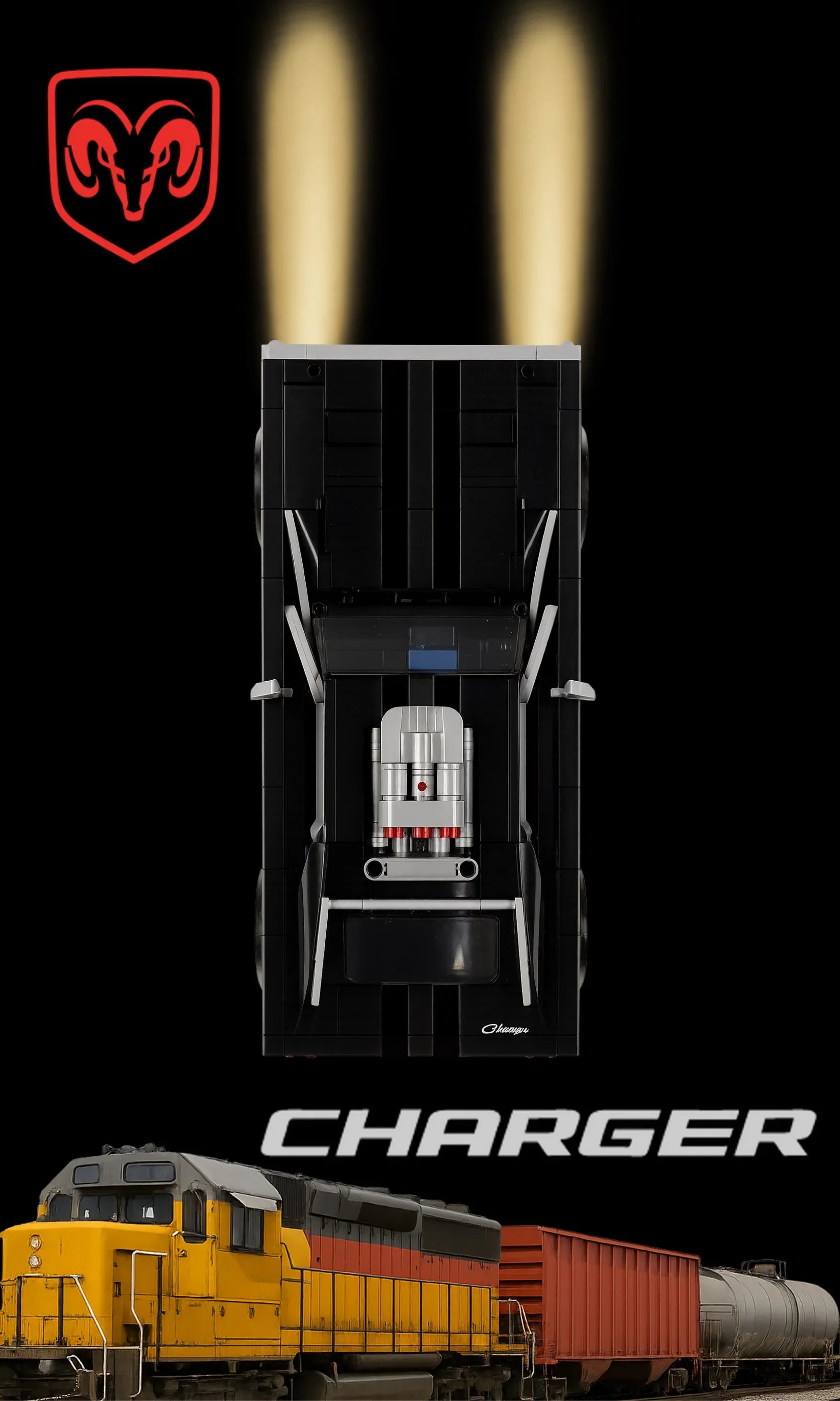 Tableau pour La Dodge Charger de Dom LEGO Technic 4111 - Kadris