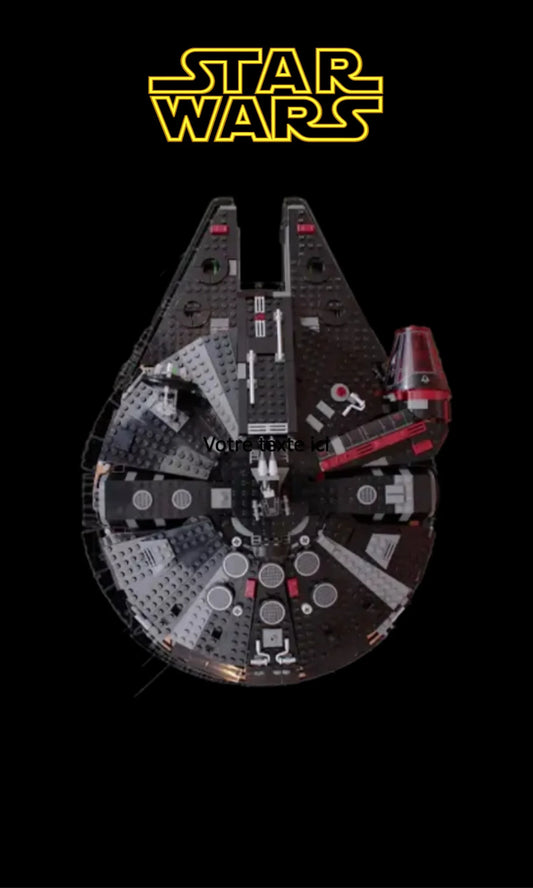 Schwarzer Millennium Falke 75389