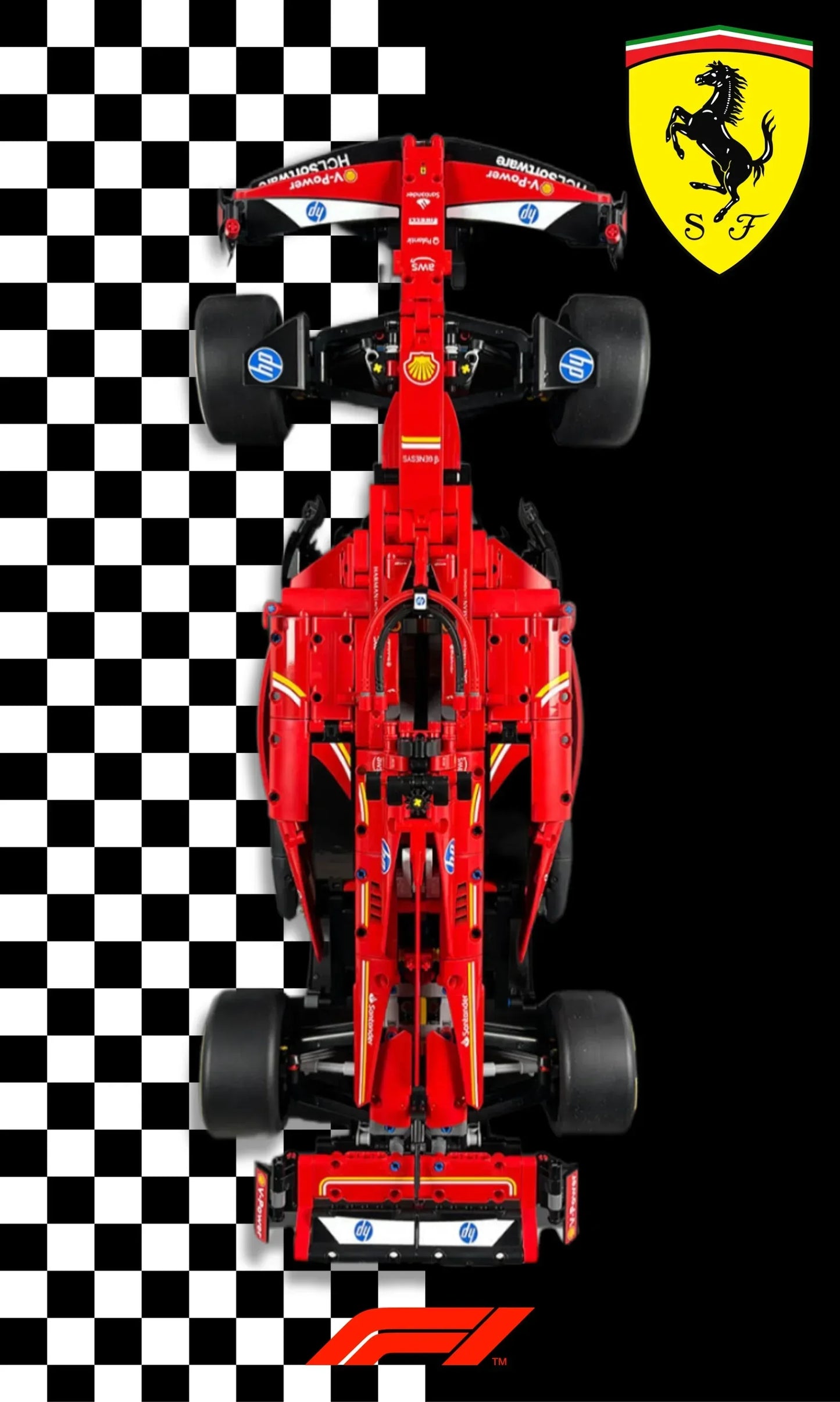 Tableau mural pour F1 Ferrari LEGO 42207 - Kadris