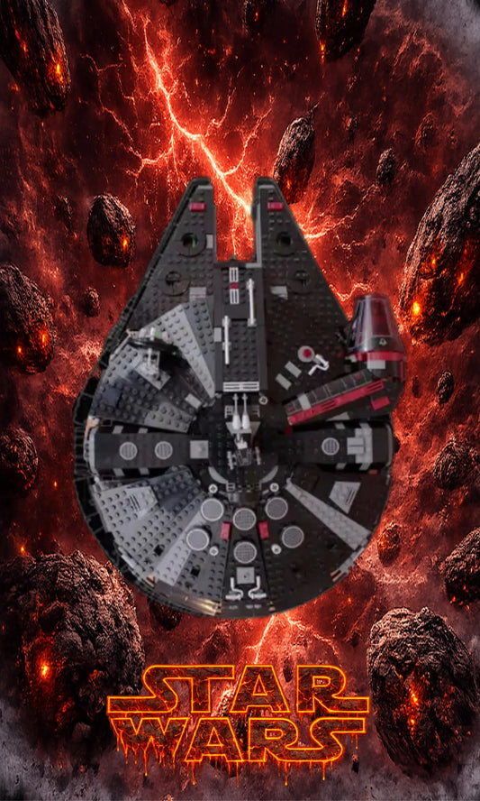 Schwarzer Millennium Falke 75389