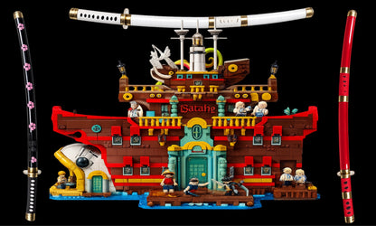 Tableaux muraux pour  LEGO® One Piece Le restaurant flottant Baratie 75640, 4 styles, 2 finitions (Copie)
