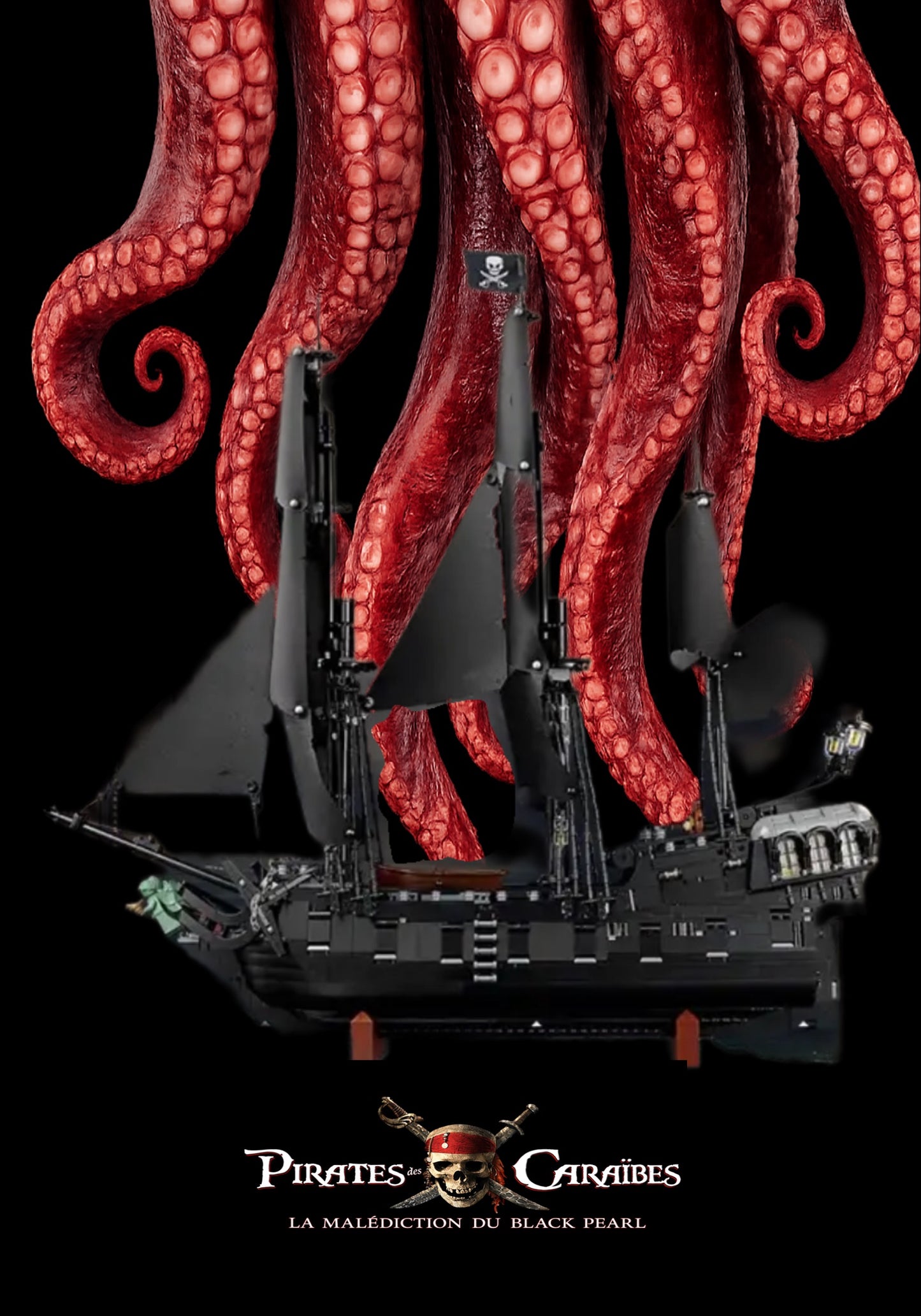 Découvrez nos tableaux pour le LEGO ICONS 10365 : Bateau pirate du capitaine Jack Sparrow
