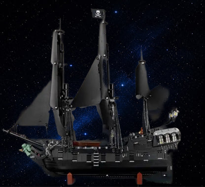Bateau pirate Jack Sparrow LEGO® 10365 – Décor Blue Starfield – Set en place – Fond de meuble aluminium Kadris®