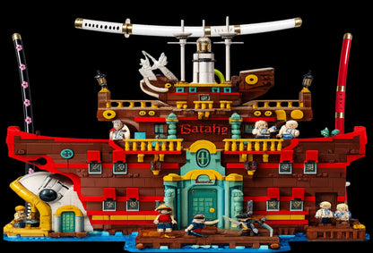 Baratie One Piece LEGO® 75640 – Décor Swords & Devil Fruit – Set en place dans le meuble – Fond de meuble aluminium Kadris®