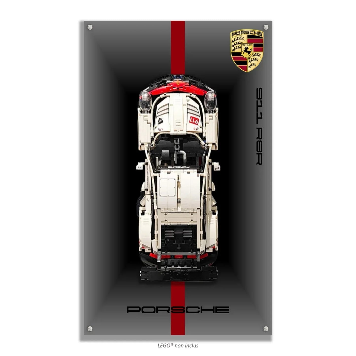 Tableau mural pour Porsche 911 RSR LEGO 42096 - Kadris