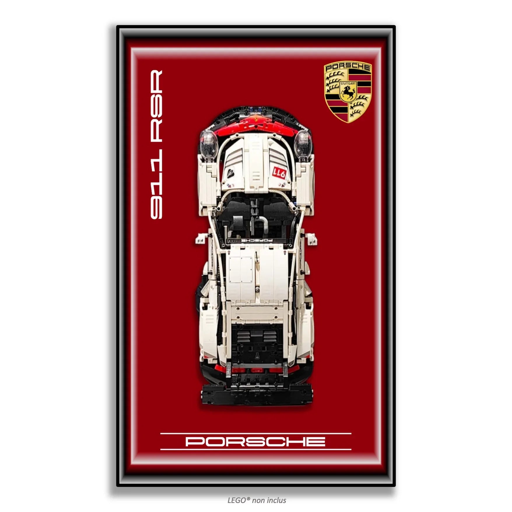 Tableau pour Porsche 911 RSR LEGO Technic 42096 - Kadris