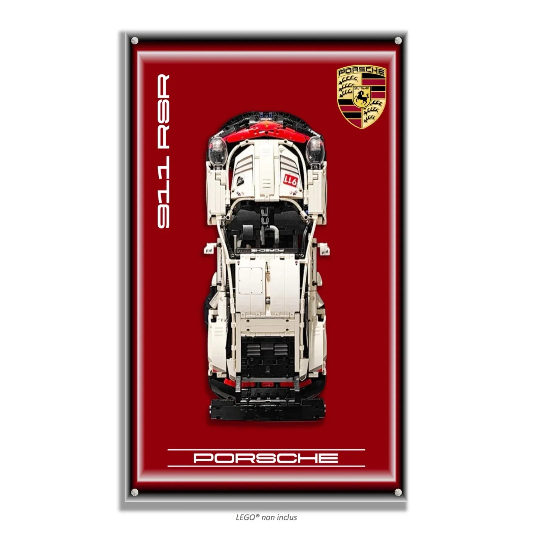 Tableau mural pour Porsche 911 RSR LEGO 42096 - Kadris