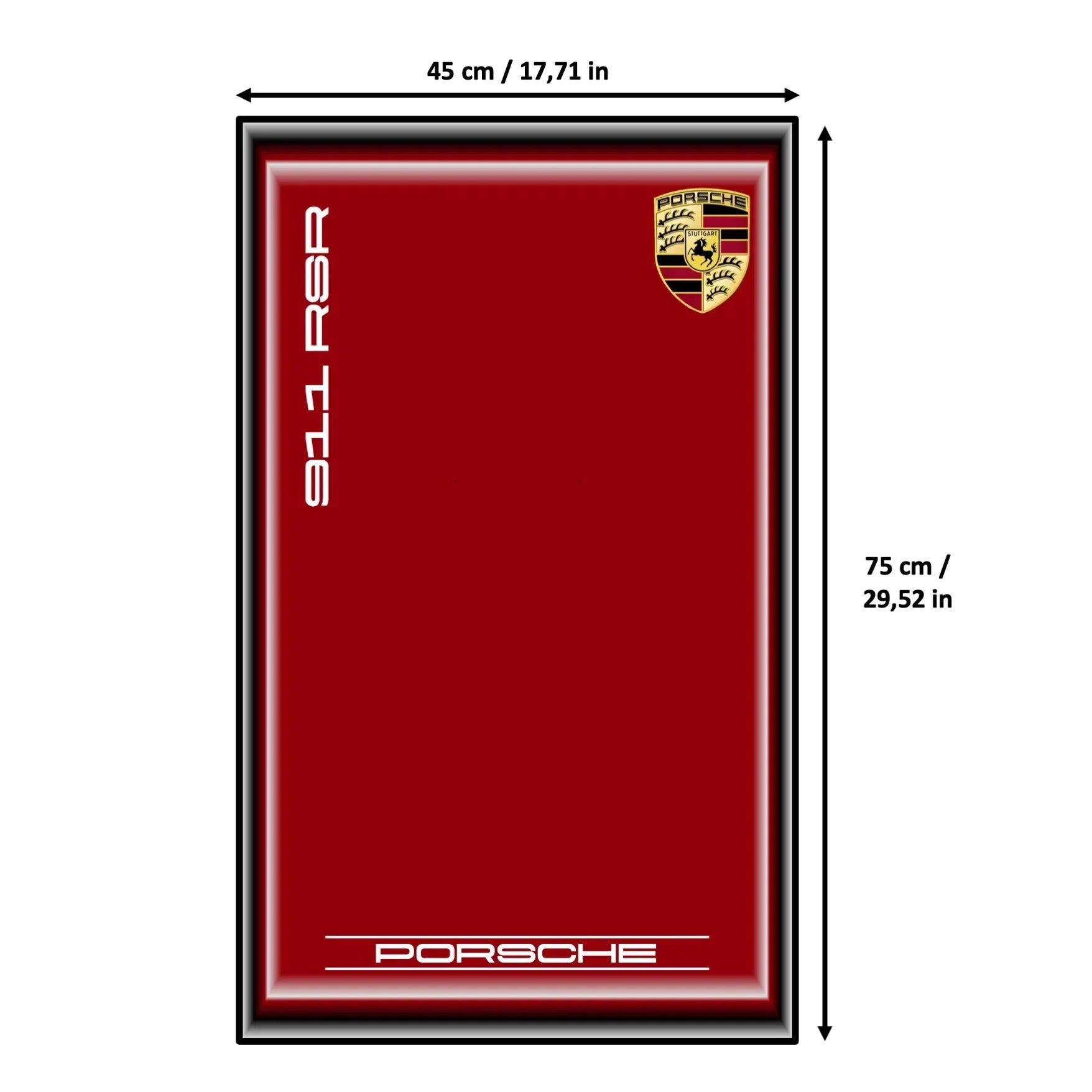 Tableau mural pour Porsche 911 RSR LEGO 42096 - Kadris