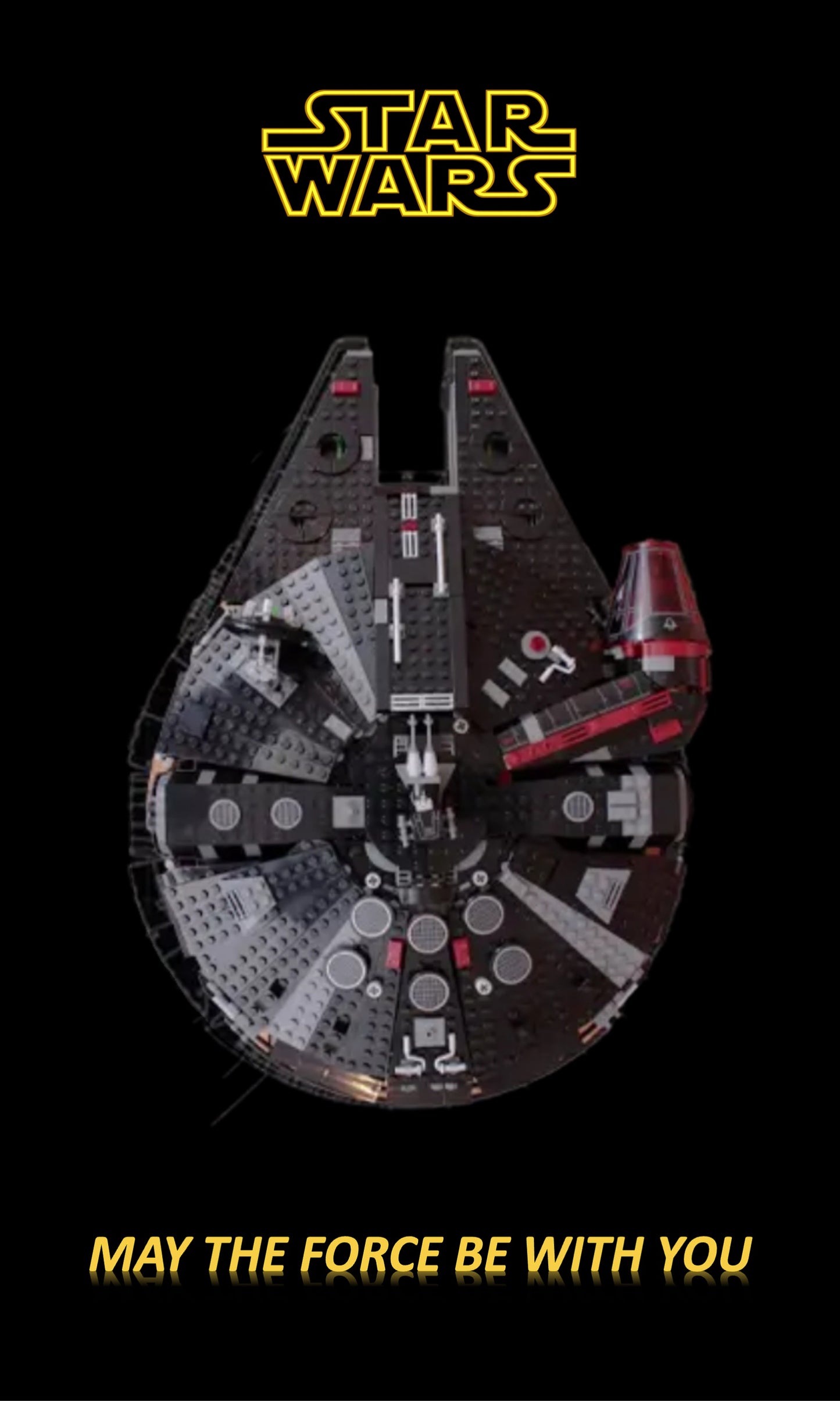 Black Millennium Falcon 75389