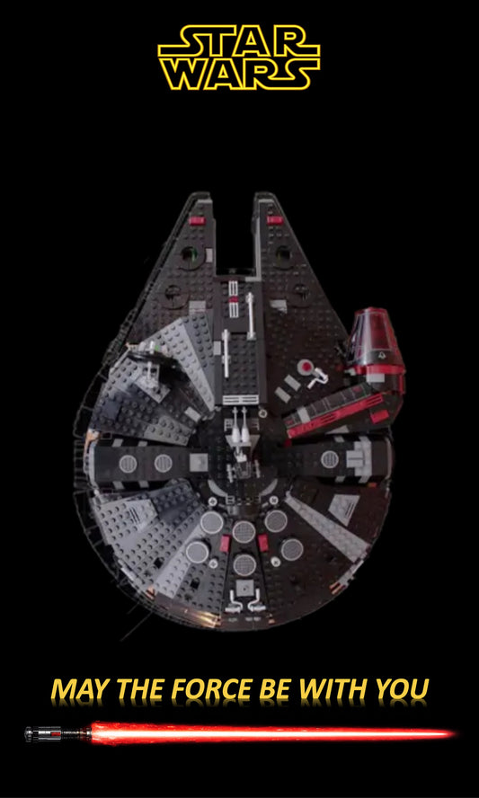 Black Millennium Falcon 75389