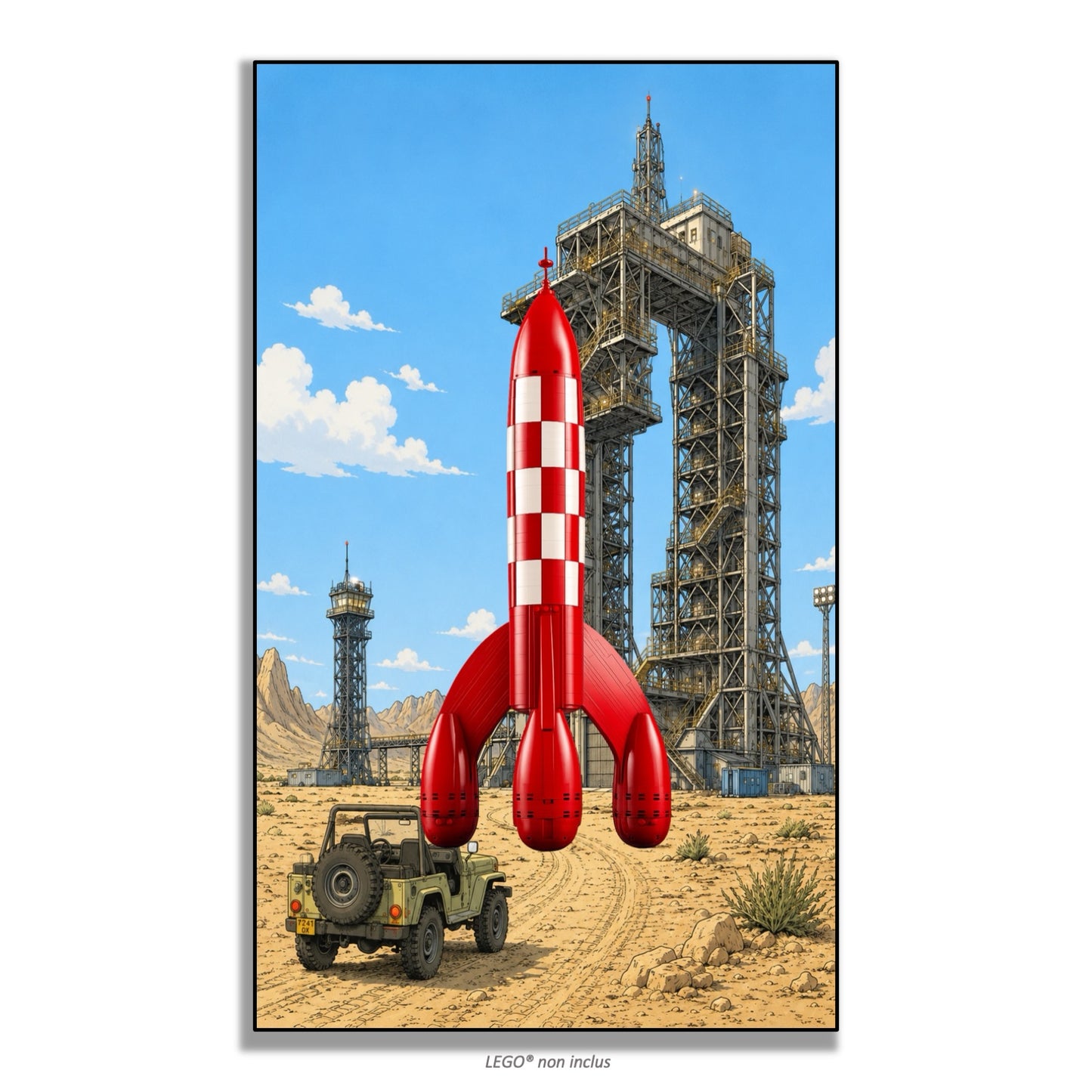 Kadris – LEGO® Ideas La Fusée de Tintin 21367 – visuel 9