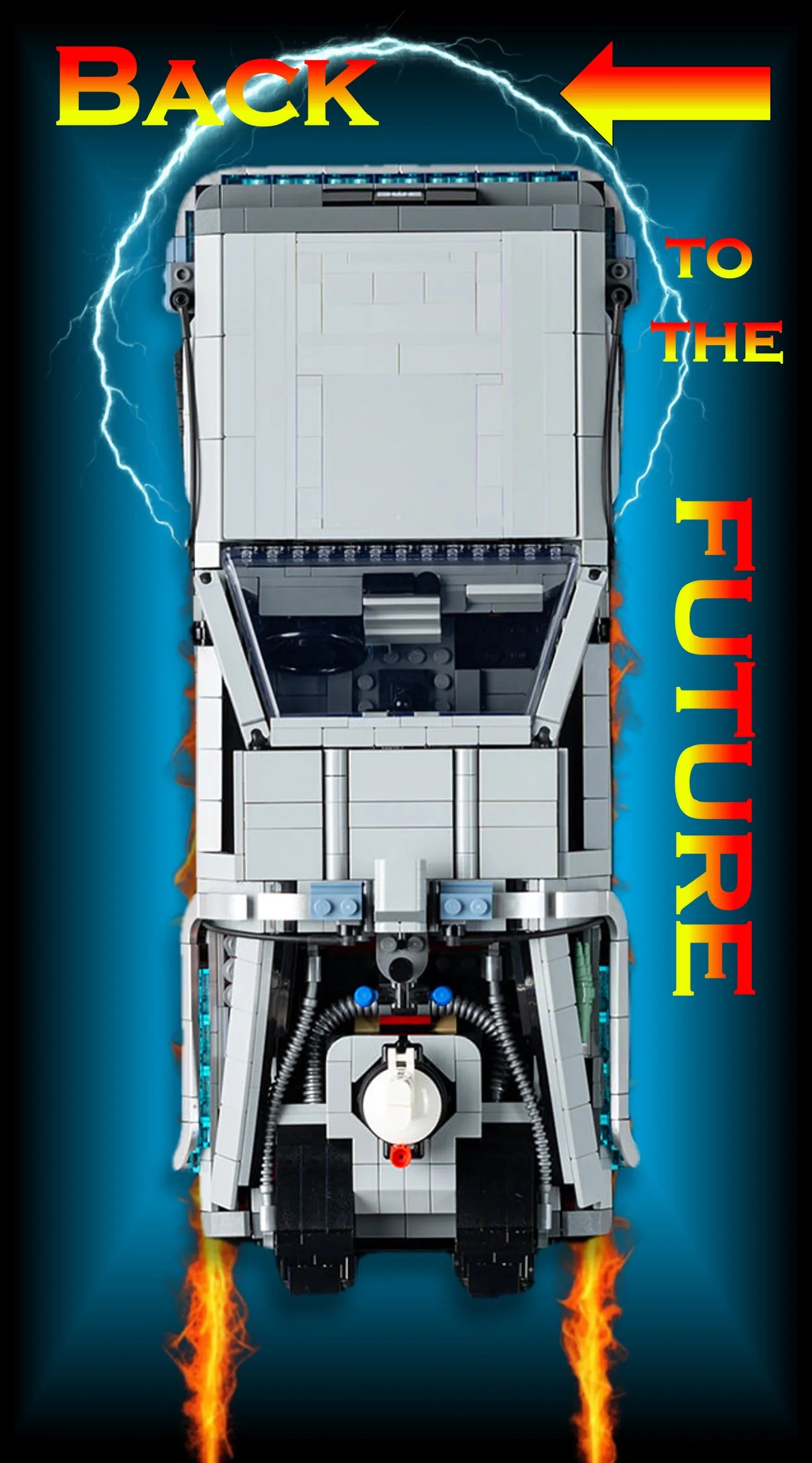 Tableau pour DeLorean BTTF LEGO Icons 10300 - Kadris