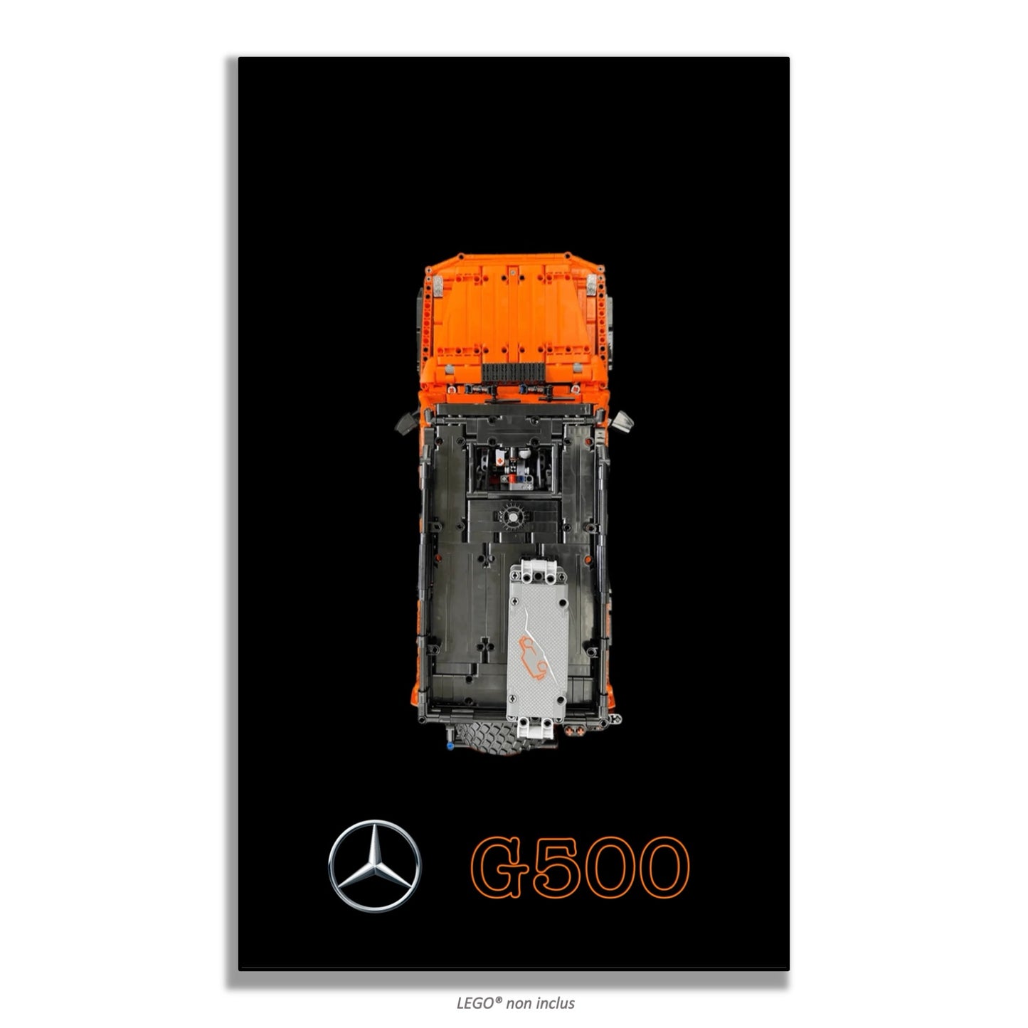 Wandrahmen LEGO Technic Mercedes-Benz G 500 Professional Line 42177 — 9 Designs, 2 Ausführungen