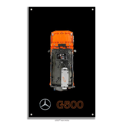Wandrahmen LEGO Technic Mercedes-Benz G 500 Professional Line 42177 — 9 Designs, 2 Ausführungen