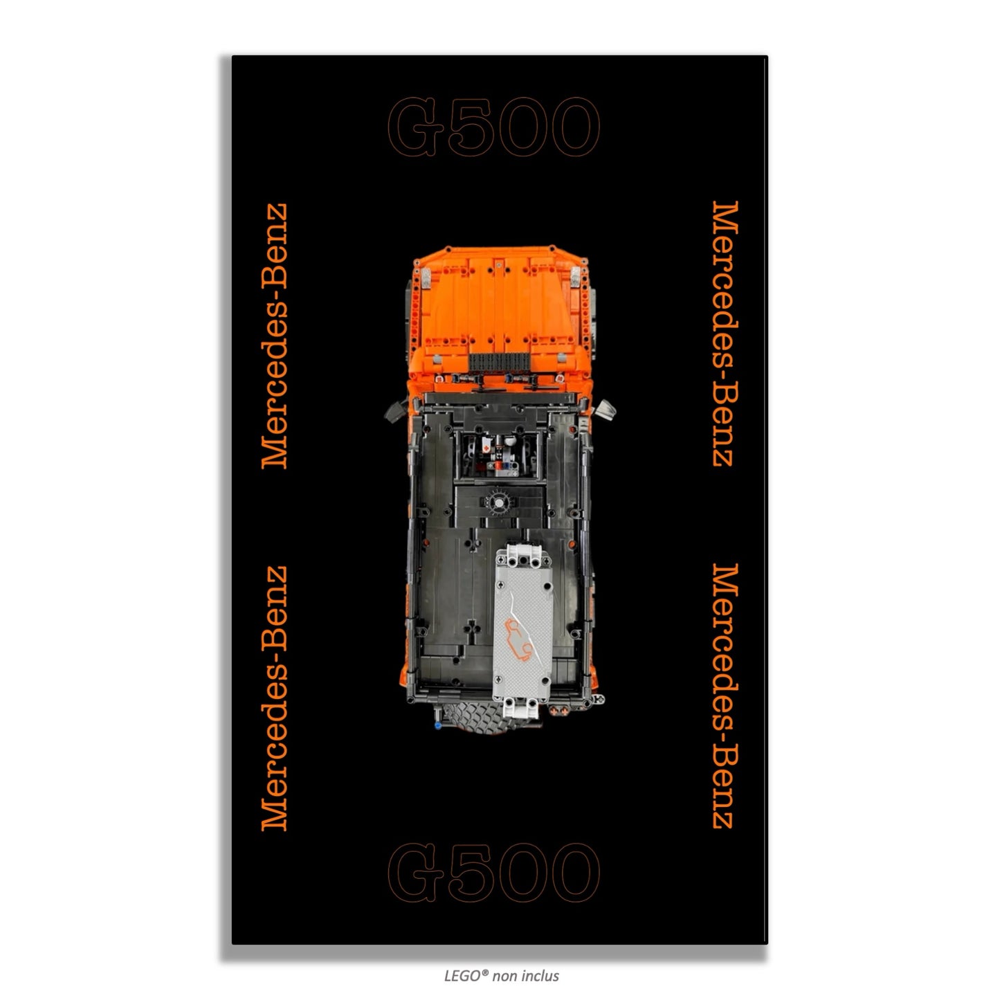 Wandrahmen LEGO Technic Mercedes-Benz G 500 Professional Line 42177 — 9 Designs, 2 Ausführungen